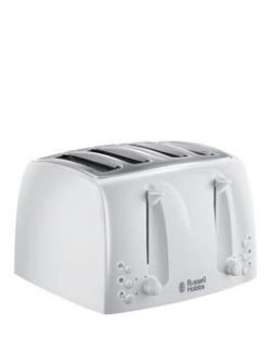 Russell Hobbs 21650 Textures 4-Slice Toaster - White
